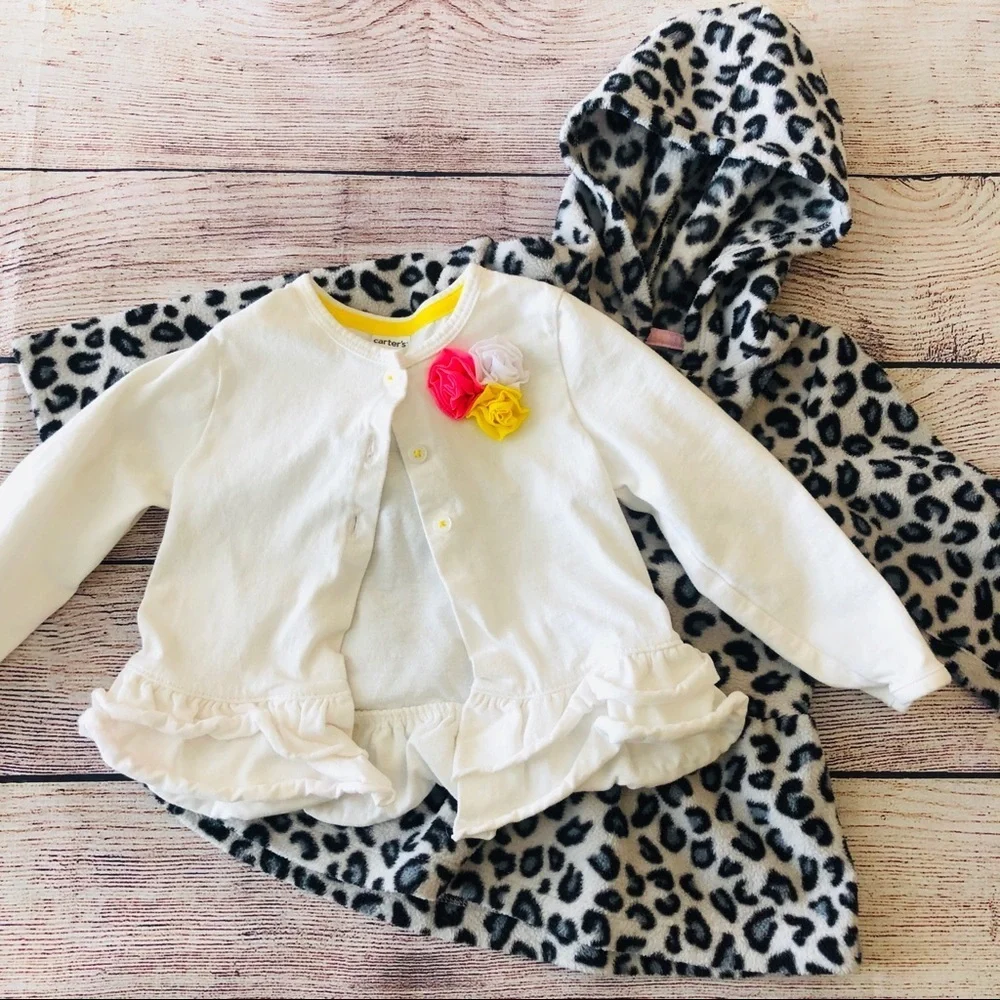 Carter’s Bundle cardigan and hoodie sweatshirt